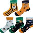 5 Packs Halloween Socks for Boys Girls,Novelty Holiday Sock Funny Crew Socks Spooky Halloween Gifts Easter Carnival