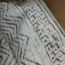 Moroccan Washable Hallway Runner Rug - 2'6"x12' Non Slip Floor Mat for Kitchen Low Pile Living Room Carpet with Rubber Backing Bedroom Rugs for Entryway 2'6"x12' Beige