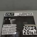 20-Pack Peel and Stick Floor Tiles Vinyl Floor 12 x 12 inch Self Adhesive Waterproof Flooring Planks DIY for Bathroom, Kitchen, Living Room, RV, Cover 20 Sq. Ft, White Vein Marble