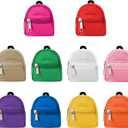 SOTOGO 10 Pieces Doll Backpacks Mini Dolls Zipper Backpack Dollhouse Accessory Bags Doll Accessories for Daily Supplies