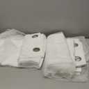 MYSKY HOME White Curtains for Girls Bedroom & Nursery Kids Cute Curtains 63 Inch Long Double Layer with Polka Dots Sheer, Grommet Tops, 52" Wide Each Panel, 2 Panels