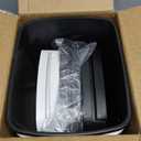 CEROELDA 3 Pack Bathroom Trash Can with Lid, 10L/2.6 Gal Small Garbage Can with Press Top Lid, Slim Plastic Waste Basket for Toilet, Office, Bedroom (Muti 1)