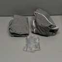 ANSTROUT XL Hanging Laundry Hamper, Extra Large Tear-resistance Door Hamper with 2 Types Hooks for Dirty Clothes, Save Bathroom Space Hanging Laundry Bag (36.5x 22 Inch,Grey)