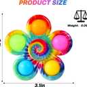 Fidget Spinner Bulk 4 Pack, Pop Fidget Spinners Fidget Toys for Kids, Treasure Box Toys for Classroom Prizes, Goodie Bag Stuffers Party Favors for Kids, Anxiety Stress Relief Toys with ADHD Autism