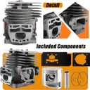 Cylinder Piston Kit for Echo PB-8010H PB-8010T PB-9010H PB-9010T Shindaiwa EB810 EB810RT EB910 EB910RT Backpack Blower PN P100006300 P100012460 P100008020 P100008021