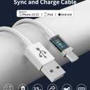 Car Carplay Cable for iPhone 15/16/17, 2-Pack USB to USB C Cable Compatible for iPhone 17 Air/16e,iPhone 17/16/15 Pro/Max,iPad 10,iPad Pro 13/12.9/11,iPad Air 6/Mini 7 Charger Cord Car Charging Cable