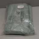 BGment Blackout Curtains for Bedroom 45 Inch Length, Rod Pocket 100% Blackout Curtains with Thermal Liner Darkening Curtains for Living Room, Each Window Curtains 2 Panels, 52 x 45 Inch, Frosty Green