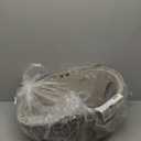 Amazon Basics No-Mess Hooded Cat Litter Box, Standard, Multicolor, 21 in x 16 in x 15 in