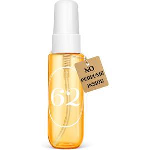 Empty Travel Size Toiletries Bottles Compatible with Sol de Janeiro 62 Perfume, 1 OZ TSA Approved Leak-Proof Refillable Containers, Refillable for 3 OZ & 8.1 OZ, Essentials, Only Bottles