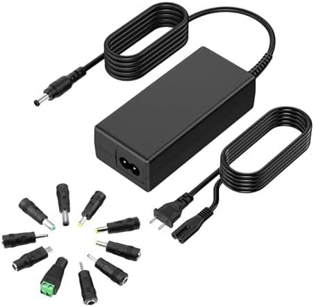 22V 3A AC DC Power Supply Adapter 22 Volts 3 Amps Wall Charger, DC Plug 5.5x2.1mm & 2.5mm with 5 Interchangeable DC Plugss
