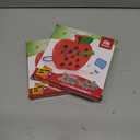 Lacing Toys for Toddlers 1-3,Wooden Threading Apple Baby Travel Toys,Montessori Education Sensory Learning Fine Motor Skills, Wooden Block Puzzle Gifts for 1 2 3 Year Old Baby Kids Boys Girls 2pack