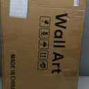 Framed Large Modern Abstract Wall Art for Living Room, Set of 3 Piece Black and White Gold Luxury Artworks, Geometric Painting Print for Dining Room Entryway Hallway Home Office Wall Decor, 24x36 In