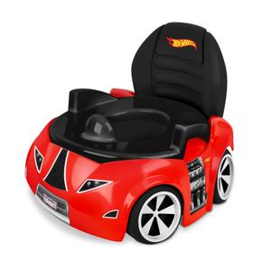Hot Wheels Race Car Potty Training Toilet, Includes Detachable Toddler Toilet Seat and Kids Potty, Ages 12 Months and Up, Red