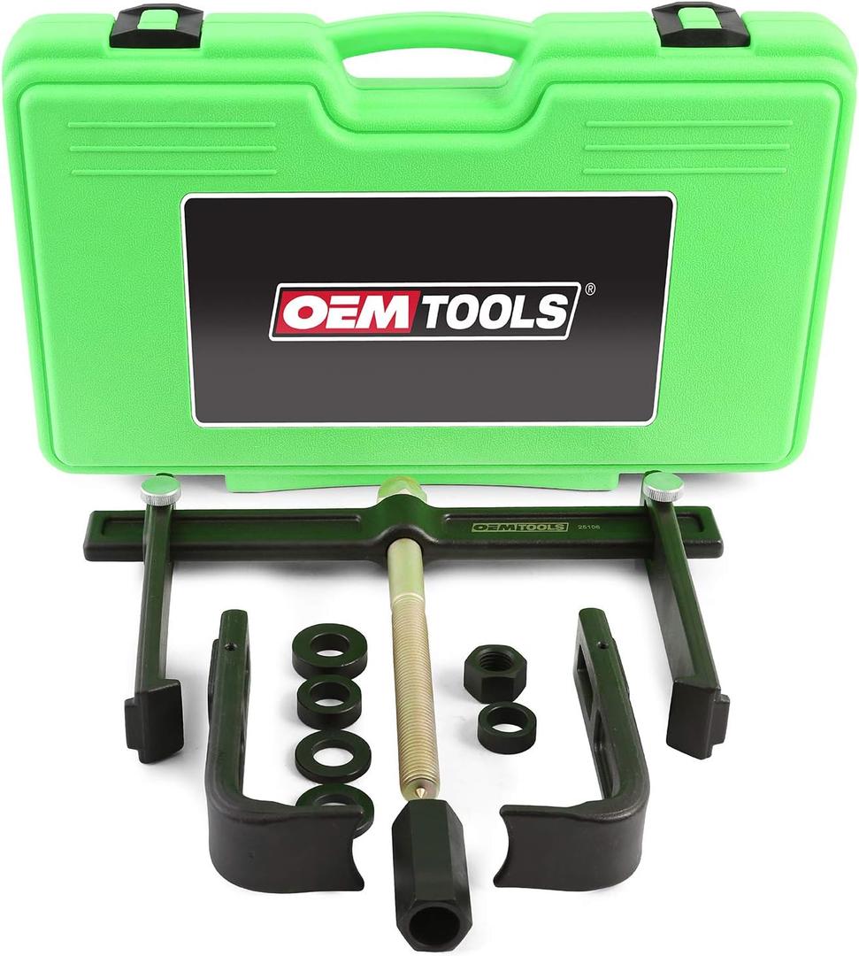 OEMTOOLS 25106 Brake Drum Puller and Rotor Removal Tool, 12-3/4 In Jaw Spread, Impact Wrench Compatible, 7-Ton Pulling Force, Not for Oversized Brake Drums or Drums Without Outer Lip