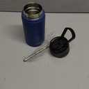 koodee Small Water Bottle -12 oz Stainless Steel Vacuum Insulated Water Bottle BPA Free, Boy Water Bottle for School Wide Mouth Flask (Navy)