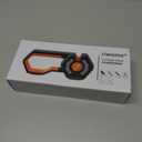 6-Stage Knife Sharpener - Premium Kitchen Knife Sharpeners - Adjustable Handheld Manual Knife Sharpeners for Kitchen Knives, Scissor and Chef Knife.Easy for beginners to use (ORANGE)