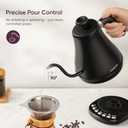 COSORI Electric Gooseneck Kettle with 5 Temperature Control Presets, Pour Over Kettle for Coffee & Tea, Hot Water Boiler, 100% Stainless Steel Inner Lid & Bottom, 1200W/0.8L