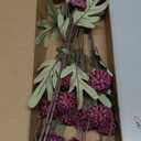 Floroom 5pcs Burgundy Faux Silk Mums Artificial Flowers, Bulk Fake Small Mini Chrysanthemums with Stems for DIY Wedding Centerpieces Floral Arrangements Vase Fillers Home Decorations