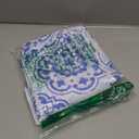 Q-Beans Rectangle Decorative Tablecloth [Size: 52 x 70 inch], Washable and Reusable Table Cloth Cover for Indoor and Outdoor (Azulejos Portuguese Tile Floor)