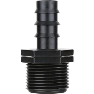 20 pcs 1/2" Barb x 3/4" NPT Male Hose Connector, Drip Irrigation Hose Adapter Coupling Fittings for 1/2 -Inch Drip Tubing to Pipe Fitting Connect