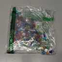 1 LB Mixed Color Flat Glass Beads, 160-180PCS Small Glass Marbles, Mini Flat Round Pebbles for Vase Filler and Floral, Fish Tank Rocks Decorative Gemstones for Home and Aquarium Dcor
