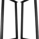 Metal Table Legs Desk Legs, Heavy Duty Square Tube Iron Desk Legs, DIY Furniture Legs for Dining Table, Coffee Table, Computer Desk, Workbench, Meeting Room Table, 28H x 17.7W (28", U 4x2cm)