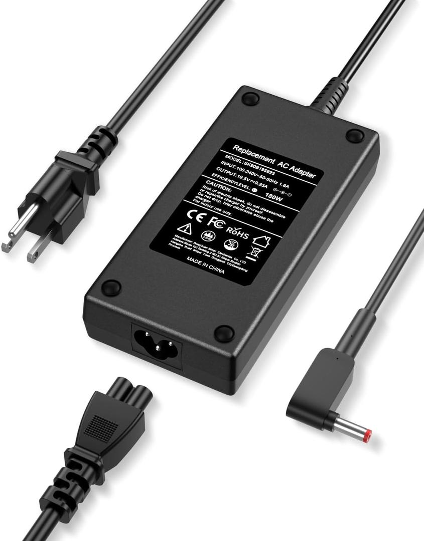 IEFUU 180W 135W AC Charger Compatible with Acer Predator Helios 300 PH315-52 G3-571 PH315-51 PH317-51 G3-572 AN517-51 AN515-54 AN515-55 Triton 300 500 Nitro 5 7 Gaming Laptop Power Adapter Cord