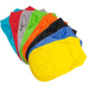 Hozz 8 Pieces Dog Shirts Pullover Soft Blank Puppy T-Shirt Small Dogs Colorful Solid Pet Summer Clothes Plain Shirts Sleeveless Outfit for Most Dogs Cats Puppy Pet no Shrink, S