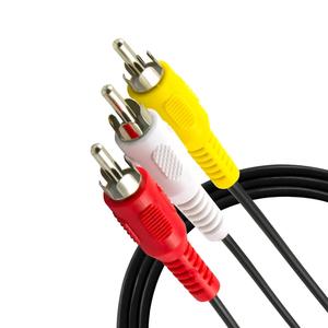 Audio Video Cable Coax Composite 6 Ft BL Pack Of 2