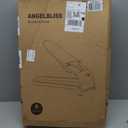 ANGELBLISS Baby Bouncer, Portable Bouncer Seat for Babies, Infants Bouncy Seat with Mesh Fabric, Natural Vibrations (Beige)