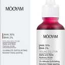 MOOYAM AHA 30% + BHA 2% Peeling Solution, 30ml, Exfoliating Solution AHA 30% + BHA 2%, Fruit Acid, Liquid Salicylic Acid, Facial Serum, Serum