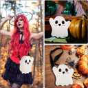 Halloween Purse Novelty Ghost Crossbody Bag for Women Men Cute Ghost Purse Shoulder Satchel Holiday Party Gift Candy Bag Funny Halloween Accessories