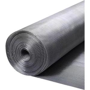 304 Stainless Steel Mesh Window Screen Roll 47" x 200" with Stab Resistant Gloves, Pet Proof Window Screen Replacement, Durable Wire Mesh Screen for Home and Office (47" x 200")
