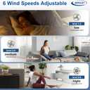 Depuley 52-Inch Ceiling Fan with Light: Walnut 3 Blade Outdoor Fans for Patios - Dimmable Indoor Fan with Remote APP Control Ultra Quiet DC Motor Reversible 6 Speed Timer