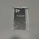 MINSCOSE for iPhone 13 Pro Max Case Aesthetic Checkered Plaid Checkerboard Design Pattern,Trendy Slim TPU Shockproof Protective Full Camera Protection Phone Cover-Black