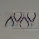 LePinko 4 Packs Upgraded Cuticle Trimmer kit, Sharp Dead Skin Clipper, Labor-Saving Cuticula Remover for Fingernail Toenail, Manicure Pedicure Tool for Women Men, 5mm Jaw, Rainbow Color