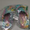 HOBIBEAR Boys and Girls Classic Graphic Kids Garden Clogs Slip on Water Shoes (Iridescent-Size 4.5 Big Kid)