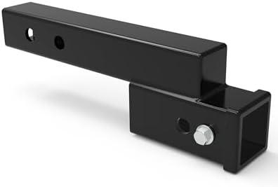 RETURE Trailer Hitch Receiver Adapter, 7500lbs Hitch Extender Receiver, 2" Drop/Riser, 7" and 9" Extension Length, Fits for 2" Trailer Receivers
