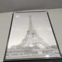 upsimples 16x24 Picture Frame Black 3 Pack, Scratch-Proof Poster Frames 16 x 24 for Photo Gallery - Slide-In Strips, Horizontal or Vertical Wall Mounting