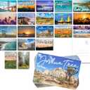 40 Pack Vintage California Travel Postcards, 20 Designs Bulk Set (4x6 In)