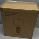 OYEARS 21" Boho Table Lamp for Living Room, Bedside Lamp for Nightstands, Rattan Lamp for Bedroom, Farmhouse Table Lamp for Room Decor, End Table, Retro, Brown, 1 Pack