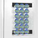 Magnetic K Cup Holder for Refrigerator, 24 K-Cup Acrylic Coffee Pod Holder with Magnets, Pod Organizer Storage for Home/Office, Coffee Station Organizer for Fridge, Drawer, 13.5"x9"x2.25" (Transparent)