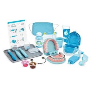 Melissa & Doug Super Smile Dentist Play Set, 25-Piece Dentist Kit with Oversized Teeth, Large Tools & Accessories, Kids Toys for Girls & Boys 3+