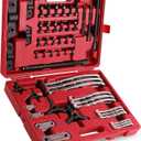 Reywoo Gear Puller Set, 3" 4" 6" 8" Bearing Puller Kit for Pulley Gear Bearing Flywheel Removal, Cr-V Steel 2 Jaw & 3 Jaw Gear Puller with Reversible Jaws