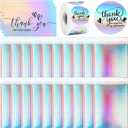 50 Pcs Metallic Bubble Mailers,Holographic Bubble Mailers 5.9 x 9.6 Inch,Self Seal Waterproof Shipping Bags,Poly Padded Envelopes for Mailing Packaging Small Business