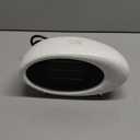 Desk Heater,600W Energy Efficient Small Desk heater for Indoor Use,PTC Fast Heating Ceramic Space Heater for Bedroom Home Office Indoor Use(White)