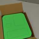 Elk and Friends Kids Stainless Steel Bento Box with Silicone Lid | Leak-proof | Toddler Lunch Container | 4 Compartments | Dishwasher Safe (Green)