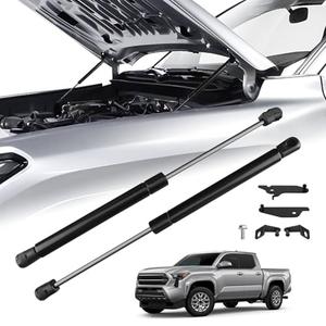 TECHPICCO Hood Struts for Toyota Tacoma 2024 2025+ and 4Runner 2025+, Hood Lift Support No Drill Front Gas Springs Shocks Compatible with Toyota Tacoma/4Runner Accessories