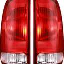 Boine Tail Light Compatible With 1997-2003 Ford F150 1999-2007 F250 F350 F450 F550 Super Duty Driver and Passenger Side Rear Light Brake Lamps