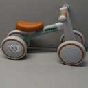 SEREED Baby Balance Bike for 1 Year Old Boys Girls 12-24 Month Toddler Balance Bike, 4 Wheels Toddler First Bike, First Birthday Gifts (Green)